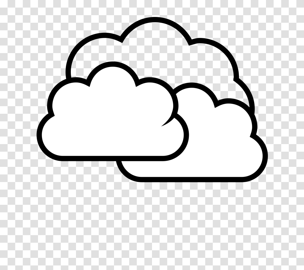 Free White Cloud Clipart, Stencil, Logo, Trademark Transparent Png