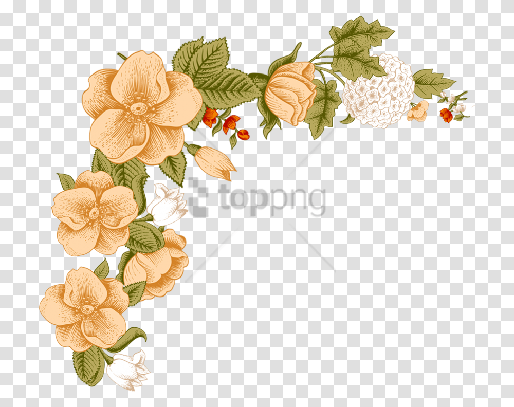 Free White Flower Frame Image With Floral Frame Background, Plant, Floral Design Transparent Png