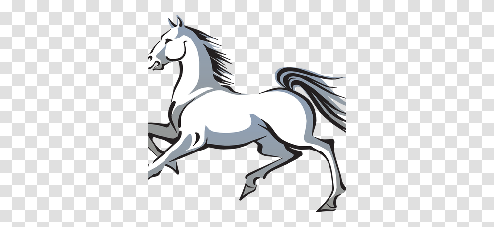 Free White Horse Clip Art, Mammal, Animal, Colt Horse, Stallion Transparent Png