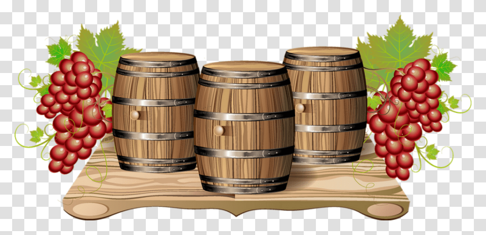 Free Wine Grapes Wine Barrels Cartoon, Keg, Mixer, Appliance Transparent Png