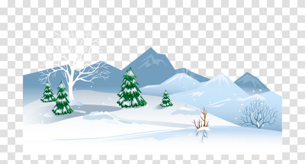 Free Winter Ground With Snow Images Background Snowing Clipart, Tree, Plant, Nature, Outdoors Transparent Png