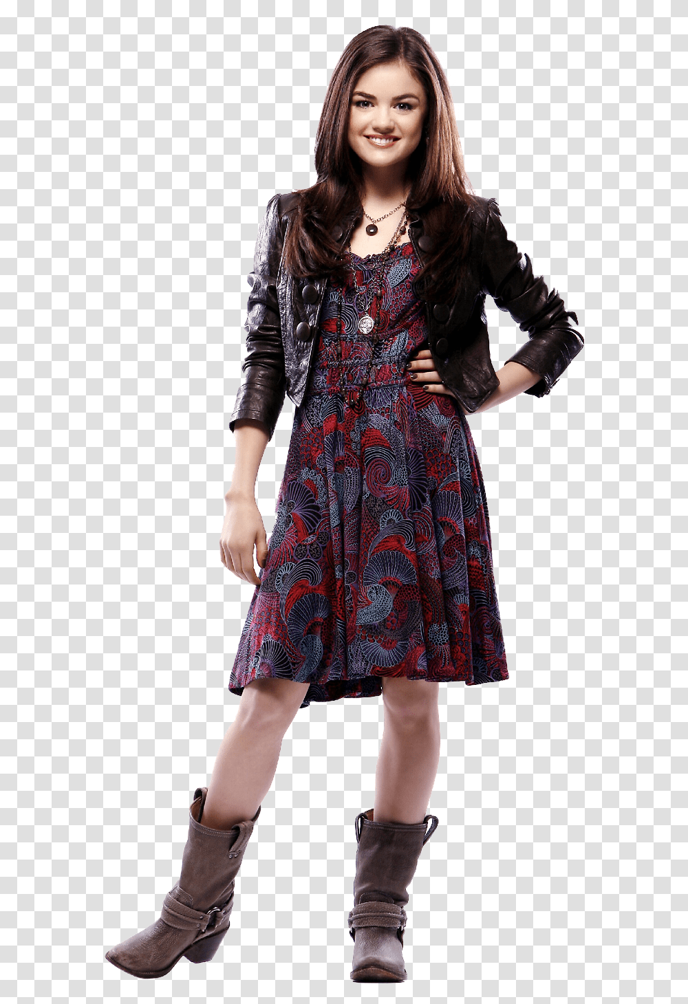 Free With Lucy Hale Download Aria Pretty Little Liars Looks, Dress, Female, Person Transparent Png