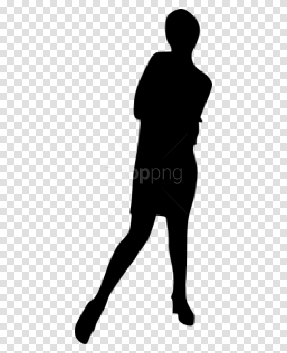 Free Woman Silhouette Different Woman Silhouettes, Ninja, Person, Human, Curling Transparent Png