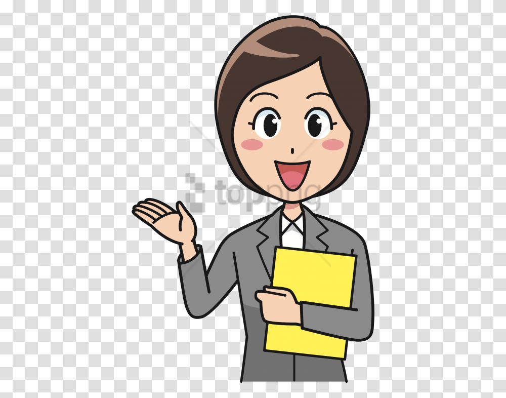Free Woman Worker Image With Background Woman Office Worker Clipart, Head, Face, Tie, Accessories Transparent Png