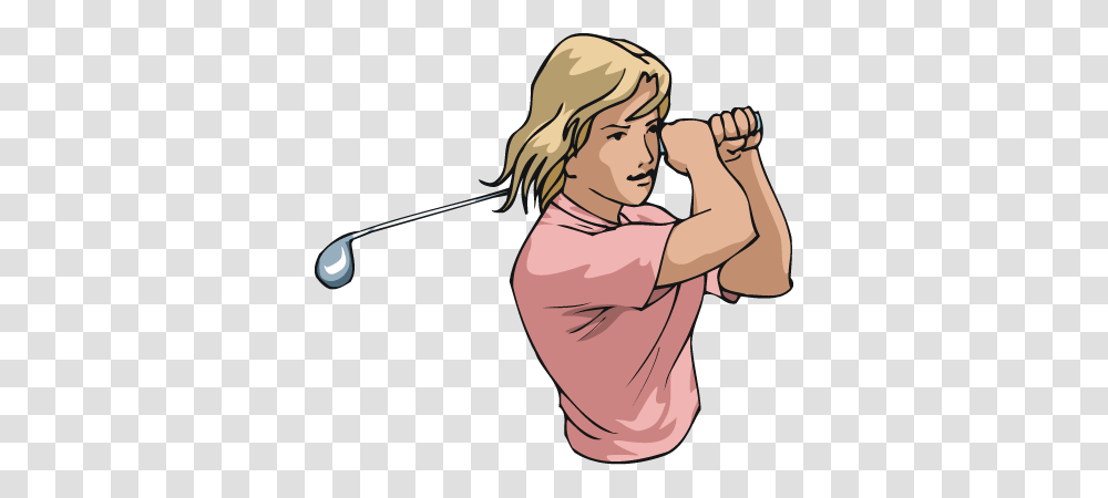 Free Women Golfer Vector Art Clip Art Image From Free Clip, Person, Sport, Face, Photography Transparent Png