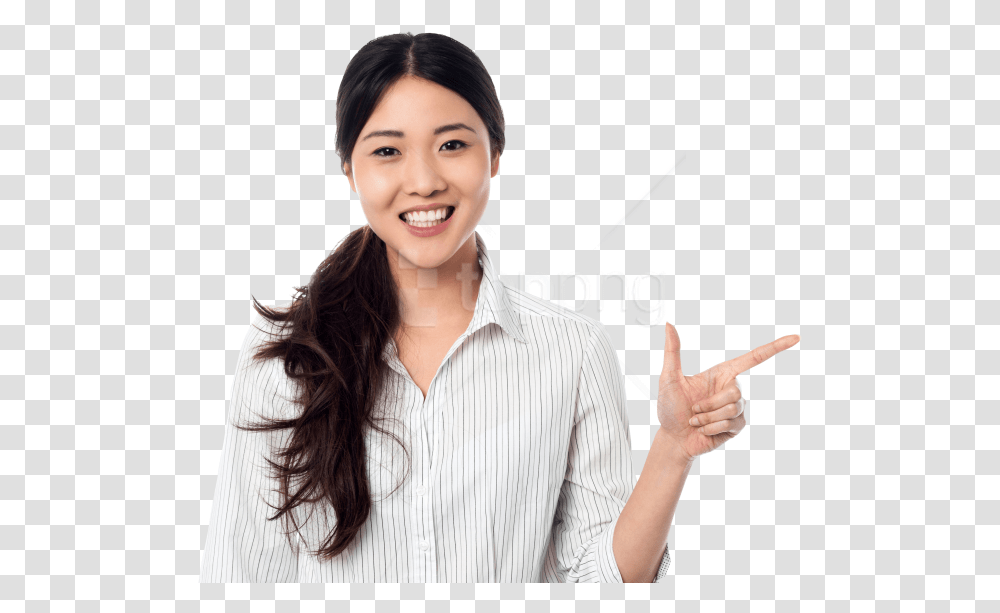 Free Women Pointing Right Images Background Pointing Right, Person, Human, Finger, Face Transparent Png