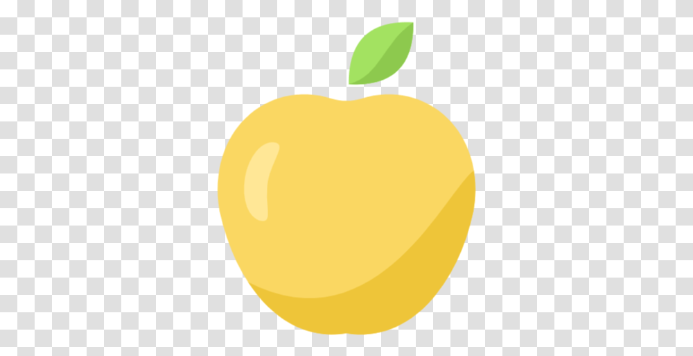 Free Yellow Apple Icon Symbol Fresh, Tennis Ball, Sport, Sports, Plant Transparent Png
