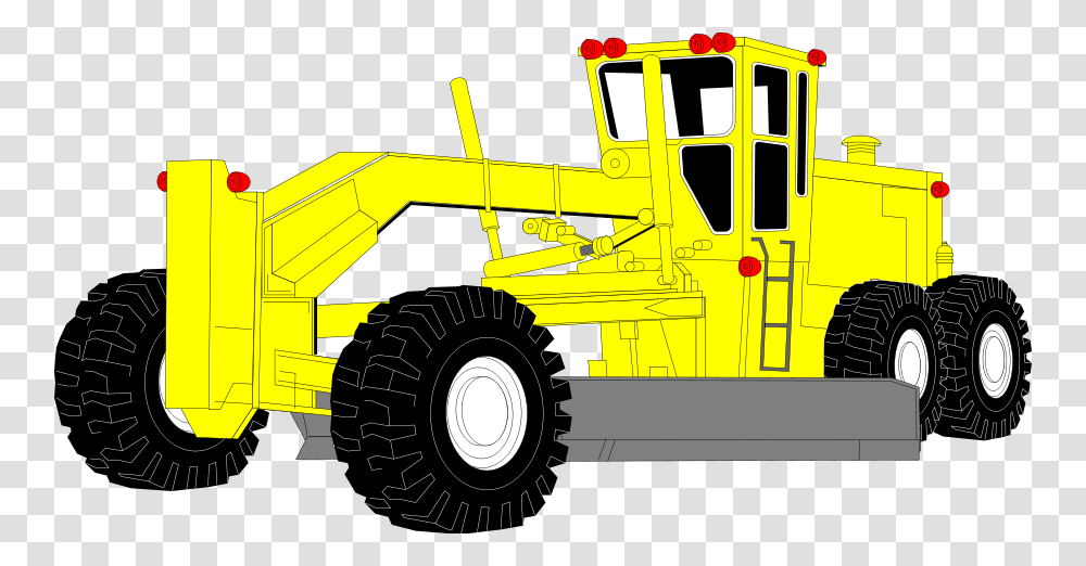 Free Yellow Helicopter Clip Art, Tractor, Vehicle, Transportation, Bulldozer Transparent Png