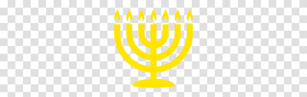 Free Yellow Menorah Icon, Cross Transparent Png