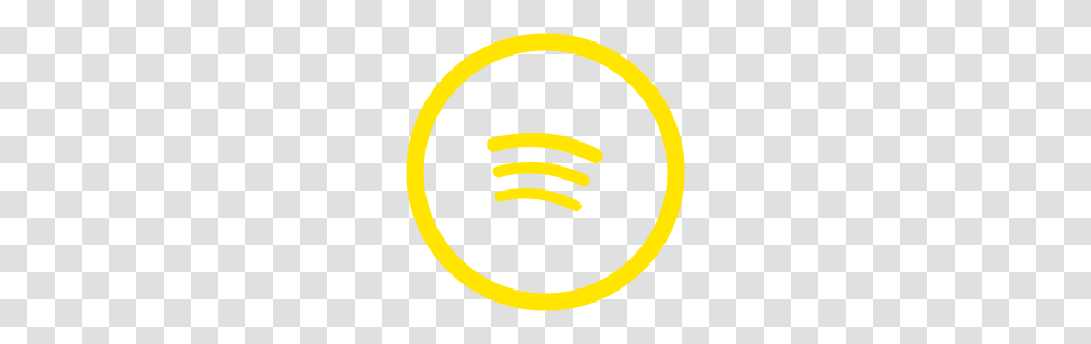 Free Yellow Spotify Icon, Logo, Trademark, Tennis Ball Transparent Png