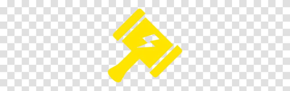 Free Yellow Thor Hammer Icon, Number, Triangle Transparent Png