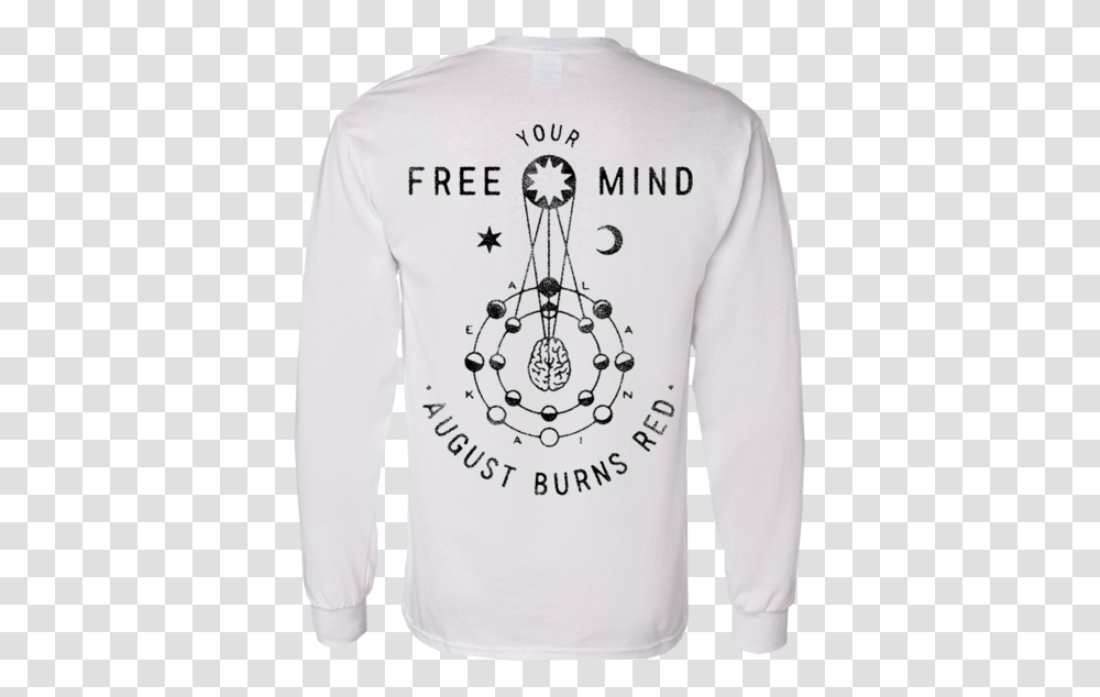 Free Your Mind Long Sleeve Sweatshirt, Apparel, Sweater Transparent Png
