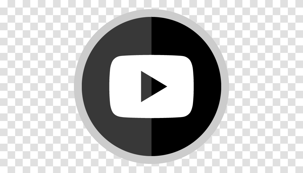 Free Youtube Play Button Silver Round Social Media Icon Logo Trademark Recycling Symbol Transparent Png Pngset Com