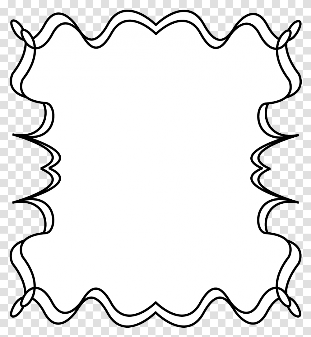Free Zigzag Clipart Black And White Download Clip Art Zigzag Frames, Stencil Transparent Png