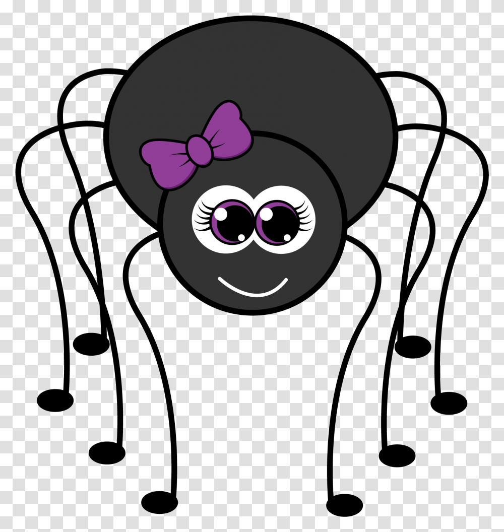 Freebie Friday Cute Spider Clipart Cute Halloween Clipart, Floral Design, Pattern, Face Transparent Png