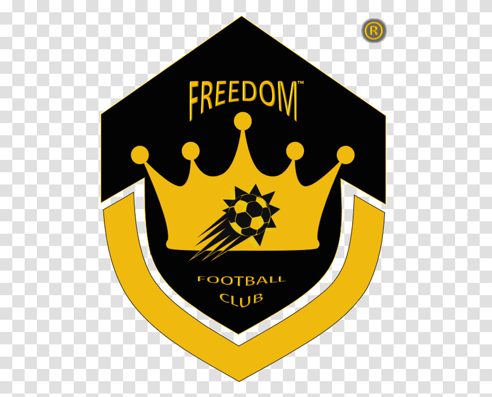 Freedom Football Club Logo Emblem, Symbol, Trademark, Poster, Advertisement Transparent Png
