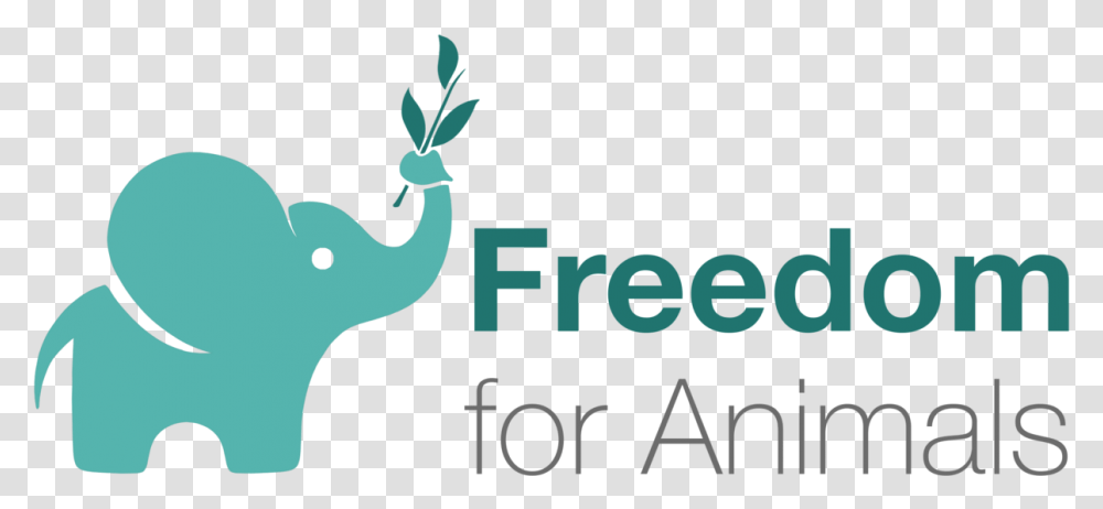Freedom For Animals Logo Freedom For Animals, Text, Mammal, Symbol, Plant Transparent Png
