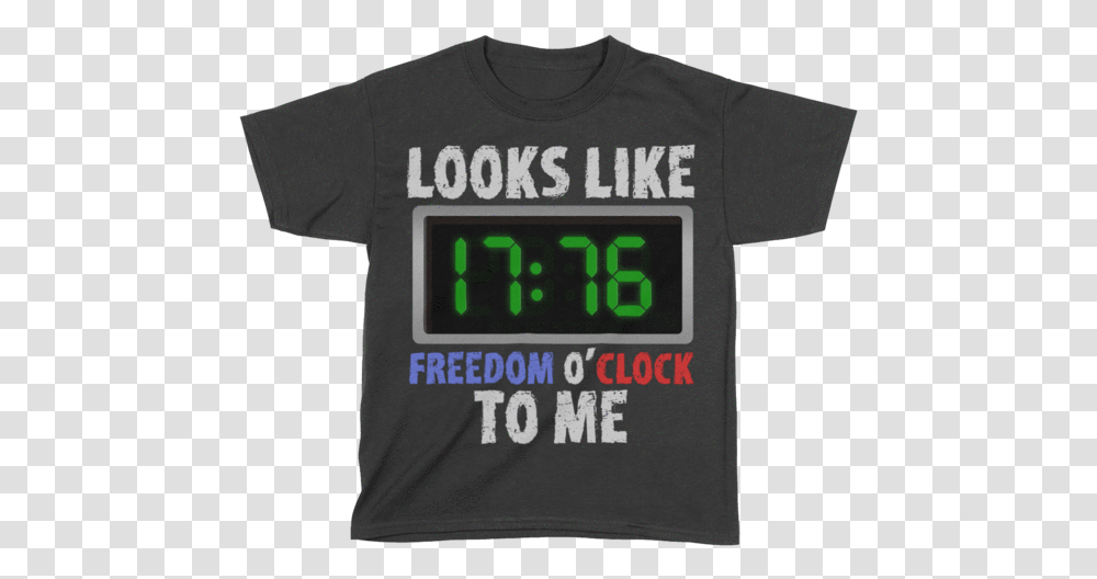 Freedom O Clock Led Display, Apparel, T-Shirt Transparent Png