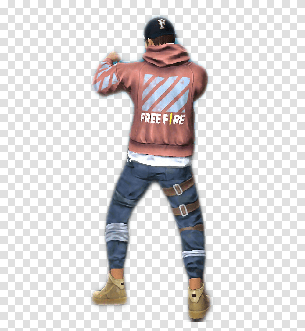 Freefire Ff Pabg Off Offwhite Free Fire Off White, Person, Pants, Shoe Transparent Png