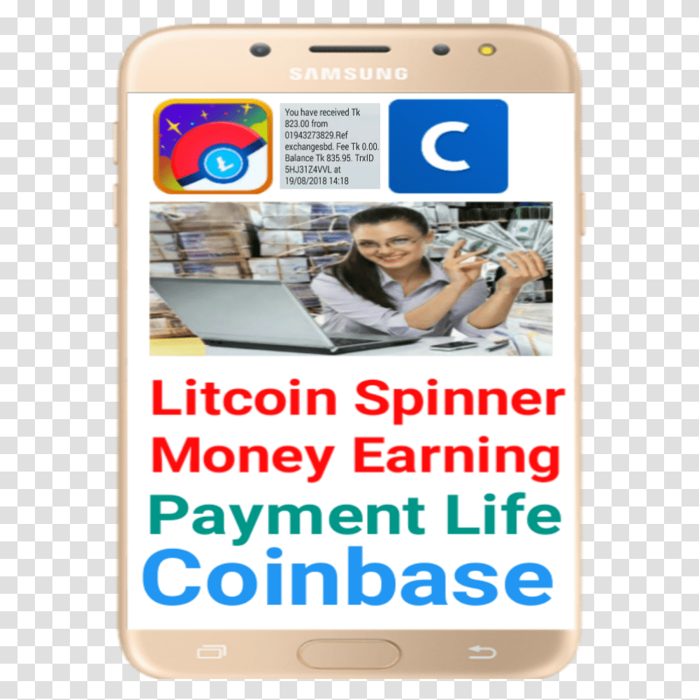 Freelitecoin Spiner Iphone, Person, Advertisement, Poster, Flyer Transparent Png