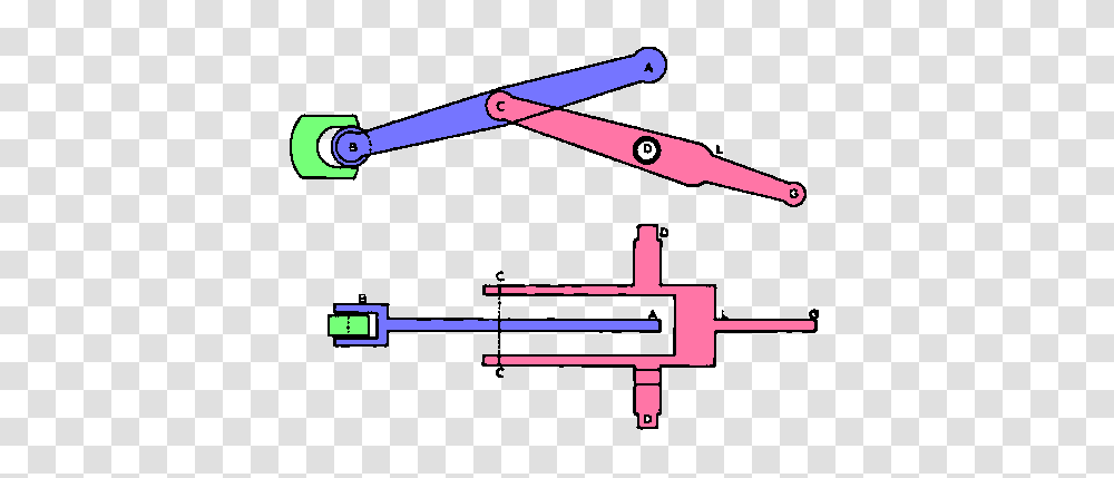 Freemantle Straight Line Linkage Colored, Tool, Plot Transparent Png
