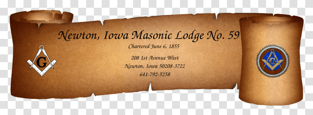 Freemason Mission And Vision, Scroll, Box, Soil Transparent Png