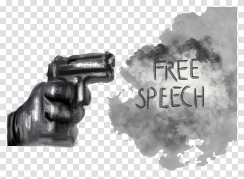 Freespeech Meinungsfreiheit Weapon Peace Freedom, Gun, Nature, Outdoors, Handgun Transparent Png