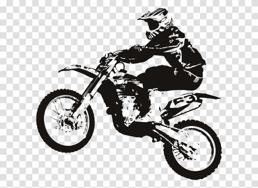 Freestyle Motocross Monster Energy Ama Supercross An Dirt Bike Black And White, Motorcycle, Vehicle, Transportation, Wheel Transparent Png