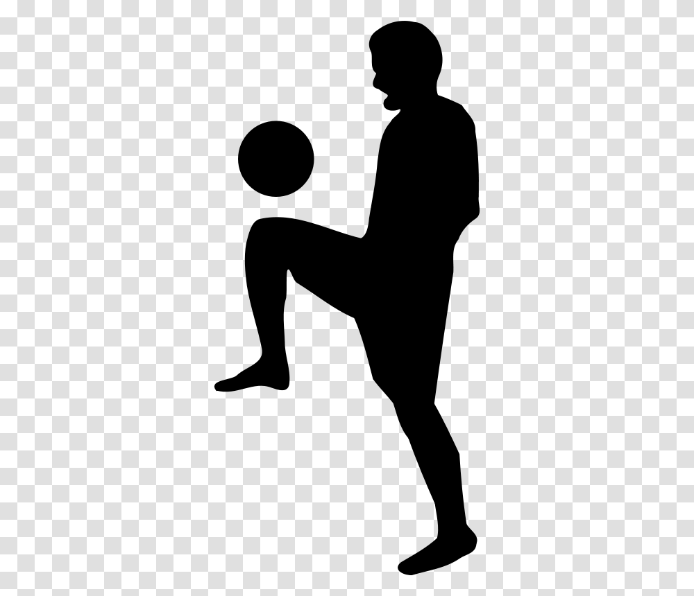 Freestyle Soccer Silhouette, Sport, Gray, World Of Warcraft Transparent Png