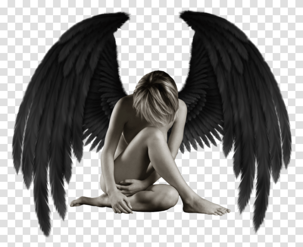 Freetoedit Angel Fairy Fallen Angel Wings Winged Demon Wings, Person, Human, Archangel Transparent Png