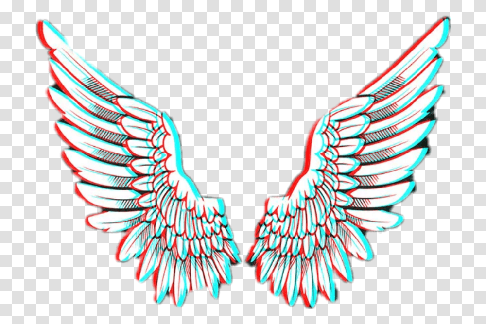 Freetoedit Angel Wings Glitch Fromis, Logo, Trademark Transparent Png
