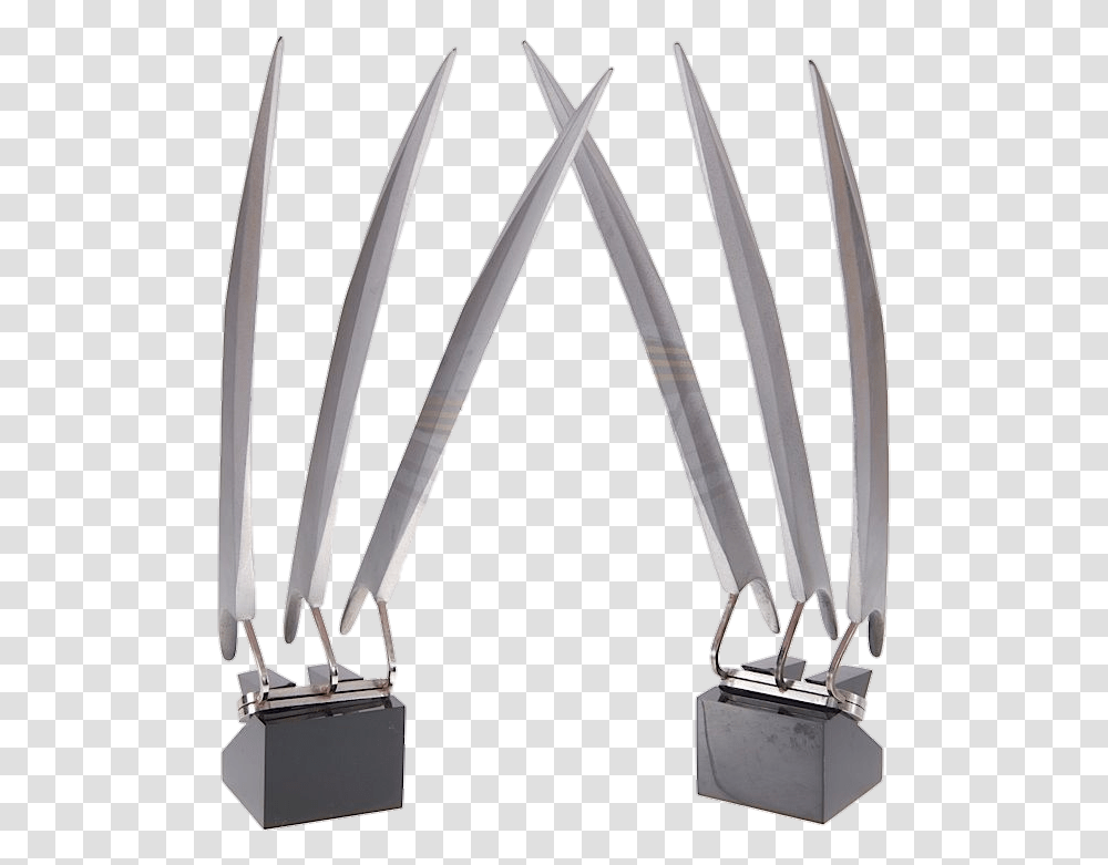 Freetoedit Awesome Cool Wolverine Claws Trophy, Bow, Crystal, Cutlery Transparent Png