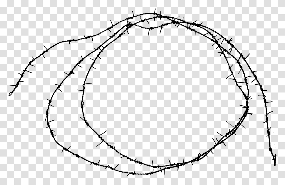 Freetoedit Barbed Wire Circle Border Element Hd Sticker, Gray, World Of Warcraft Transparent Png