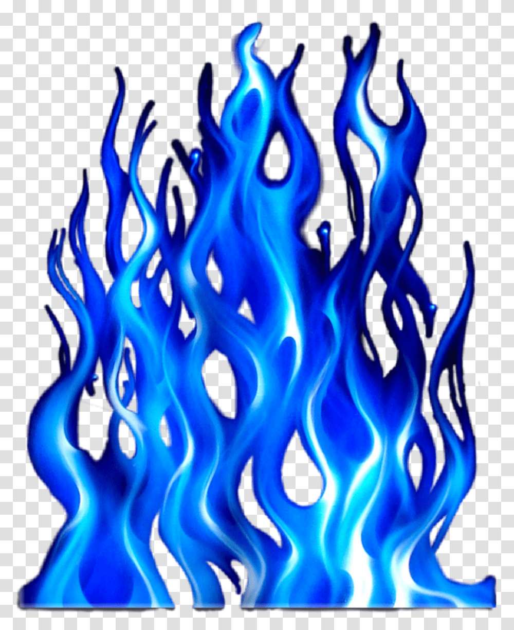 Freetoedit Blue Flame Fire Blue Fire Flames, Bonfire Transparent Png