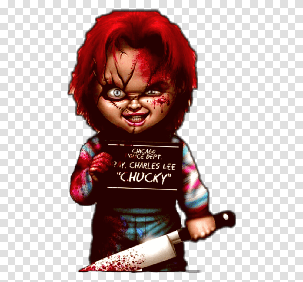 Freetoedit Chucky Doll Wallpaper Android, Face, Person, Poster, Advertisement Transparent Png