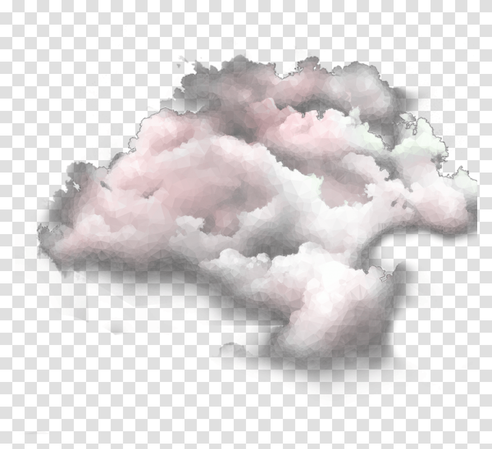 Freetoedit Cloud White Pink Watercolor Paint, Weather, Nature, Outdoors, Cumulus Transparent Png