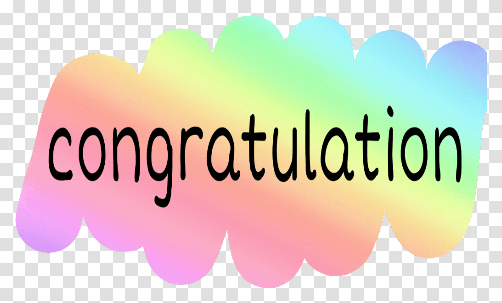 Freetoedit Congratulations Congrats Rainbow Colorful Illustration, Label, Sticker, Alphabet Transparent Png