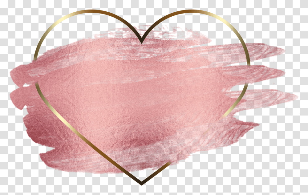 Freetoedit Corazon Rosa Dibujo Pintura Pinturarosa Rose Gold Heart Transparent Png