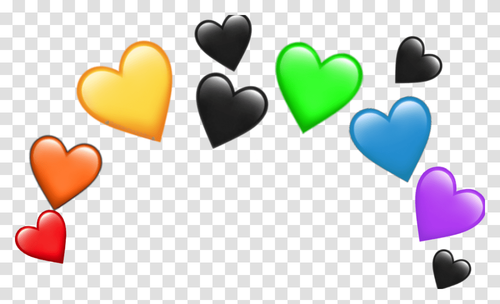Freetoedit Crown Emoji Heart Rainbow Cute Ftestickers Blue And Purple Heart Crown, Dating, Interior Design, Indoors, Light Transparent Png