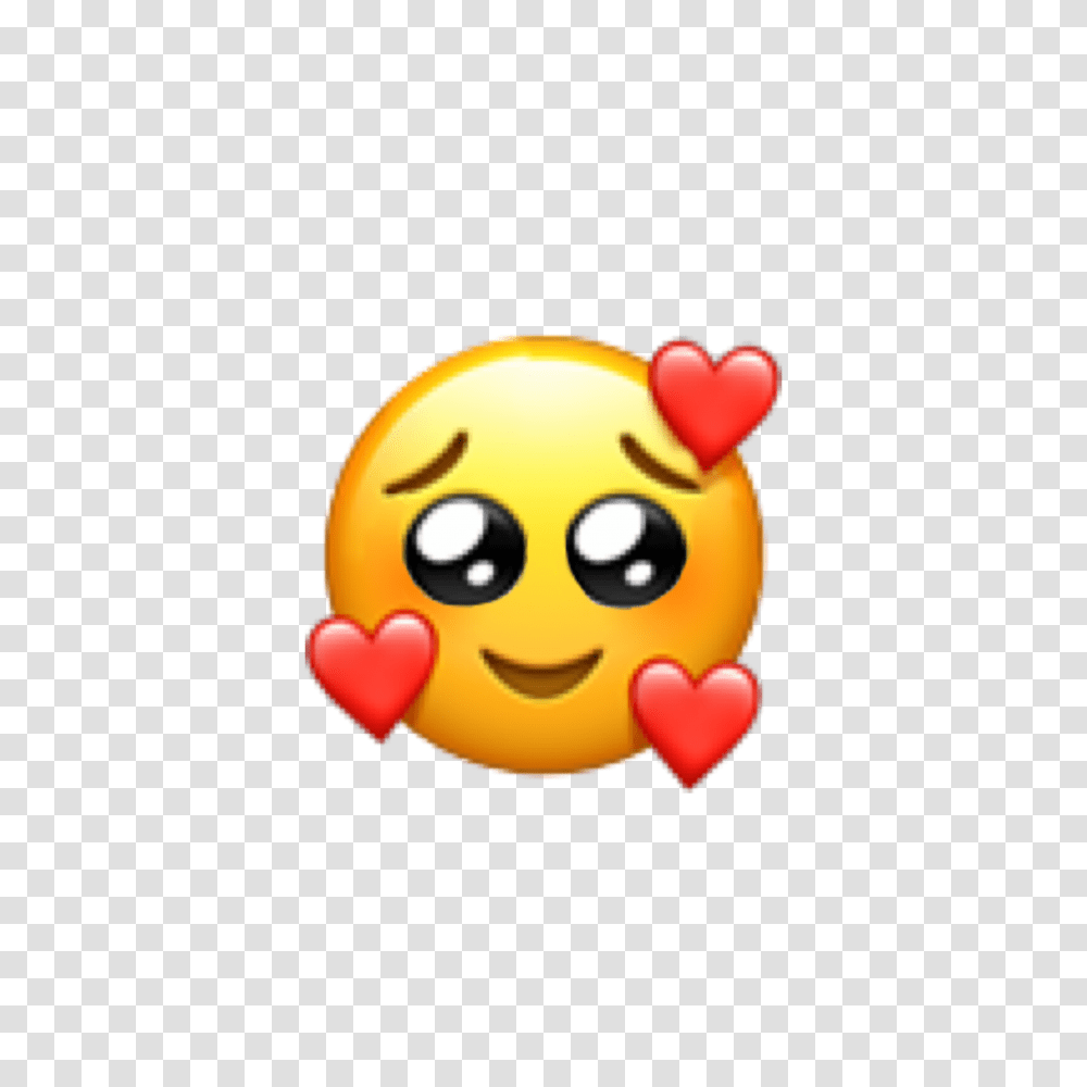 Freetoedit Cry Sad Awe Cute Wow Emoji Crying Emoji With Hearts, Toy, Pac Man Transparent Png