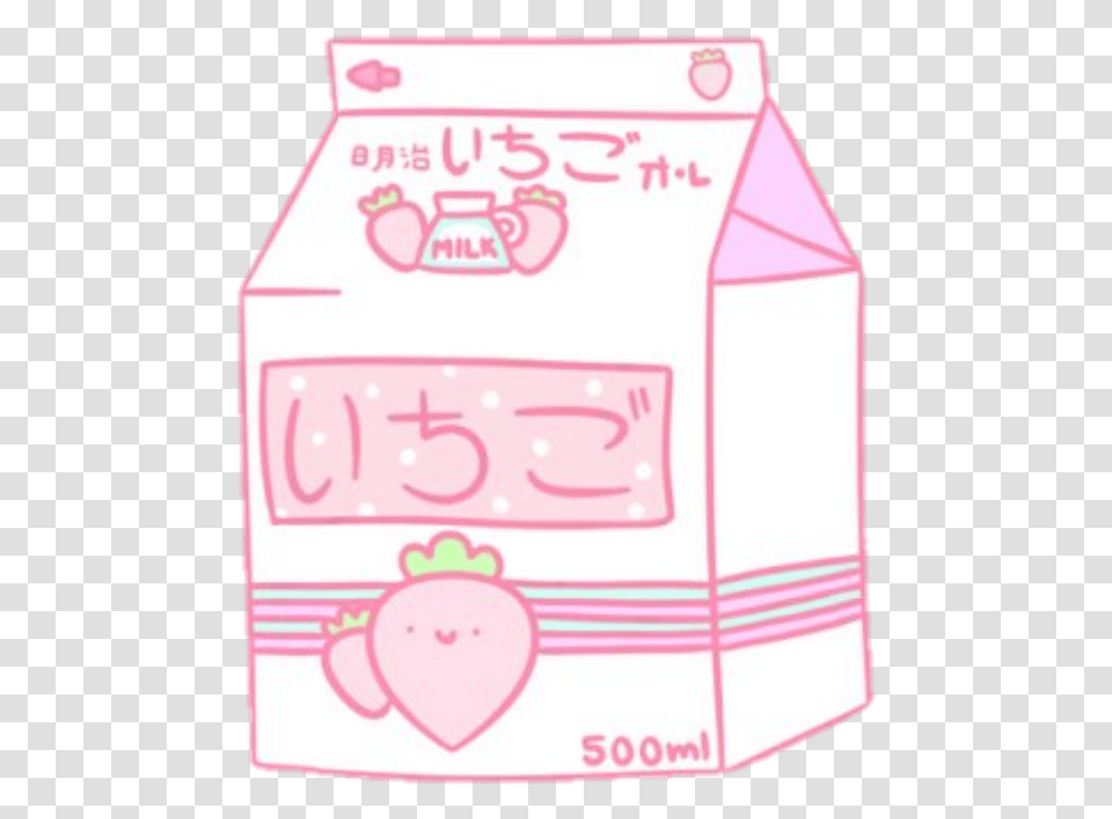 Freetoedit Cute Kawaii Pixel Pastel Drink Cute Strawberry Milk, Beverage, Alphabet Transparent Png
