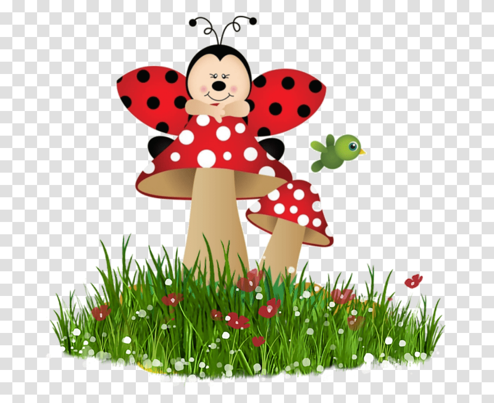 Freetoedit Cute Ladybug, Plant, Grass, Outdoors, Tree Transparent Png
