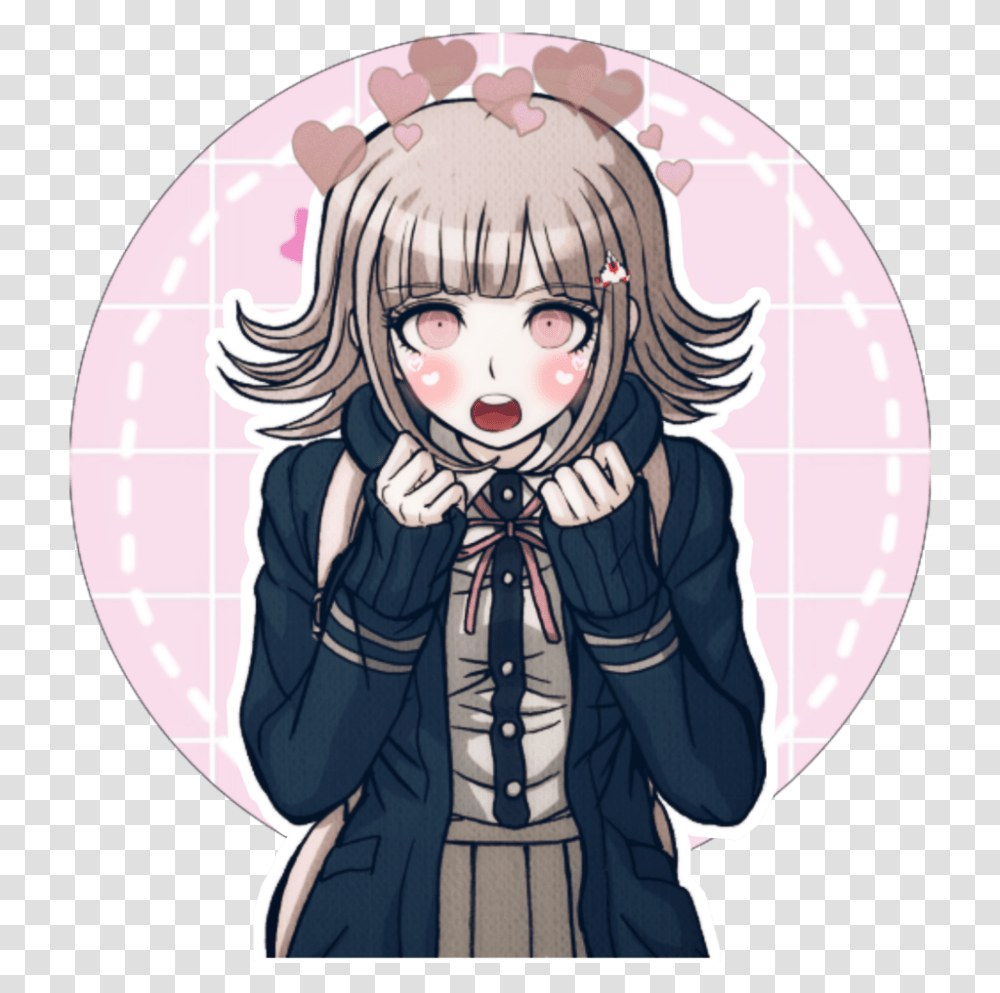 Freetoedit Danganronpa Danganronpa2 Cute Anime Profile Chiaki Sprites, Comics, Book, Manga, Person Transparent Png