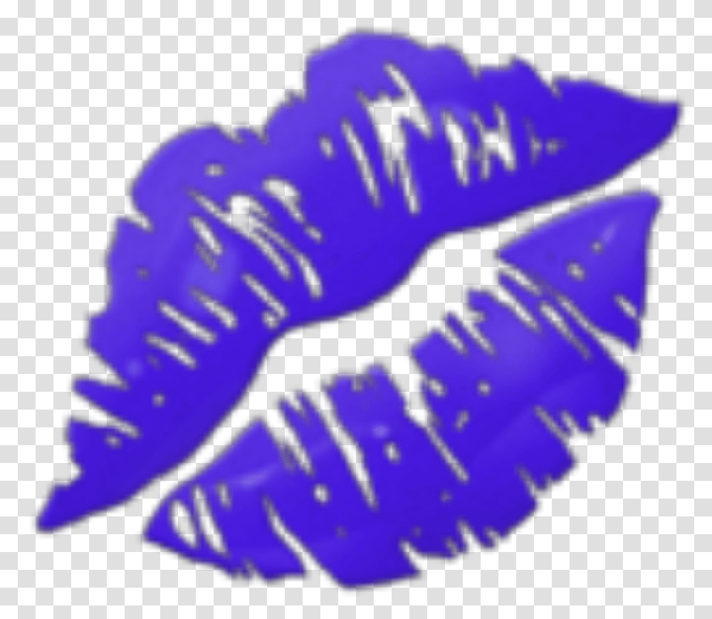 Freetoedit Darkpurple Lipstick Emoji Purple Kiss Iphone Kiss Emoji, Sea, Outdoors, Water, Nature Transparent Png