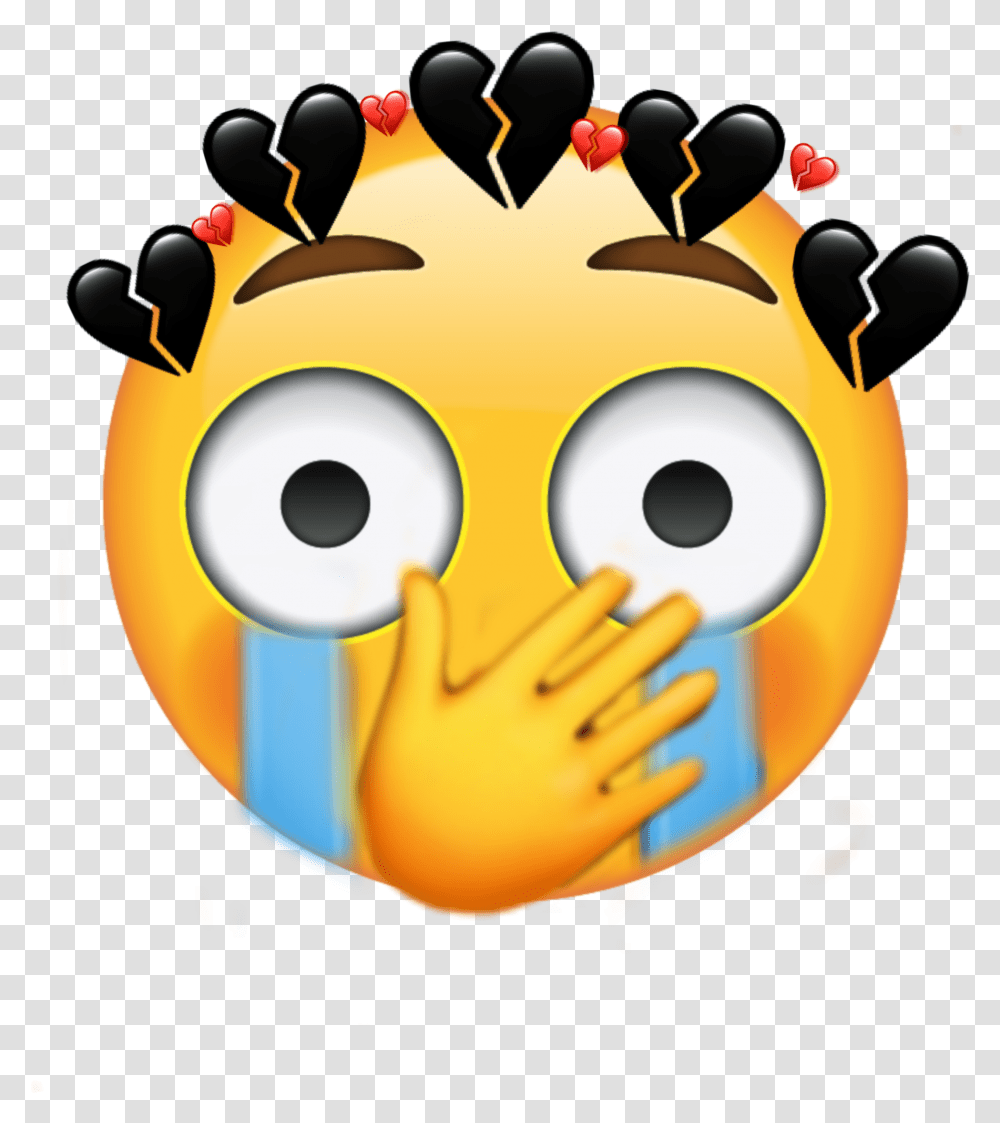 Freetoedit Emoji Crying Cry Embarassed Shock Shocked Happiness, Head, Face, Birthday Cake, Food Transparent Png
