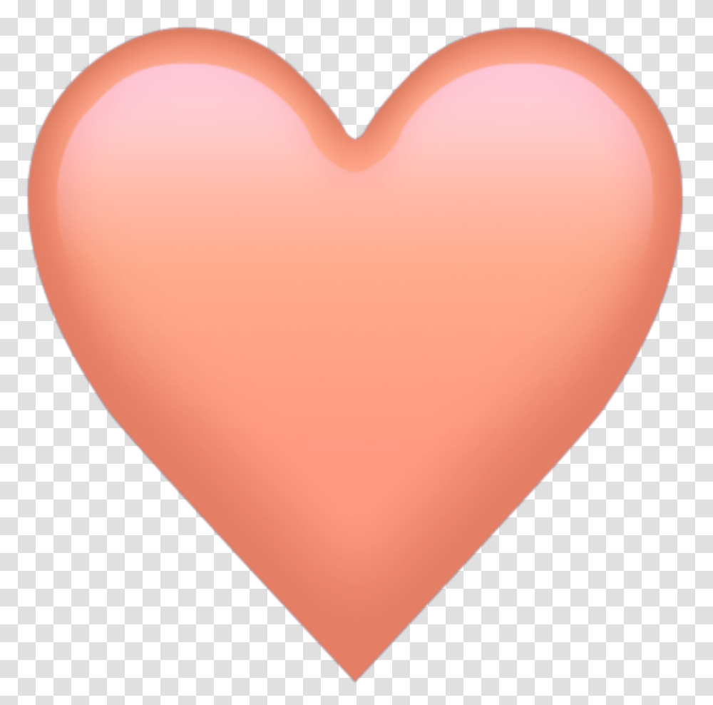 Freetoedit Emoji Heart Peach Bunker Capbreton, Balloon, Sweets, Food, Confectionery Transparent Png