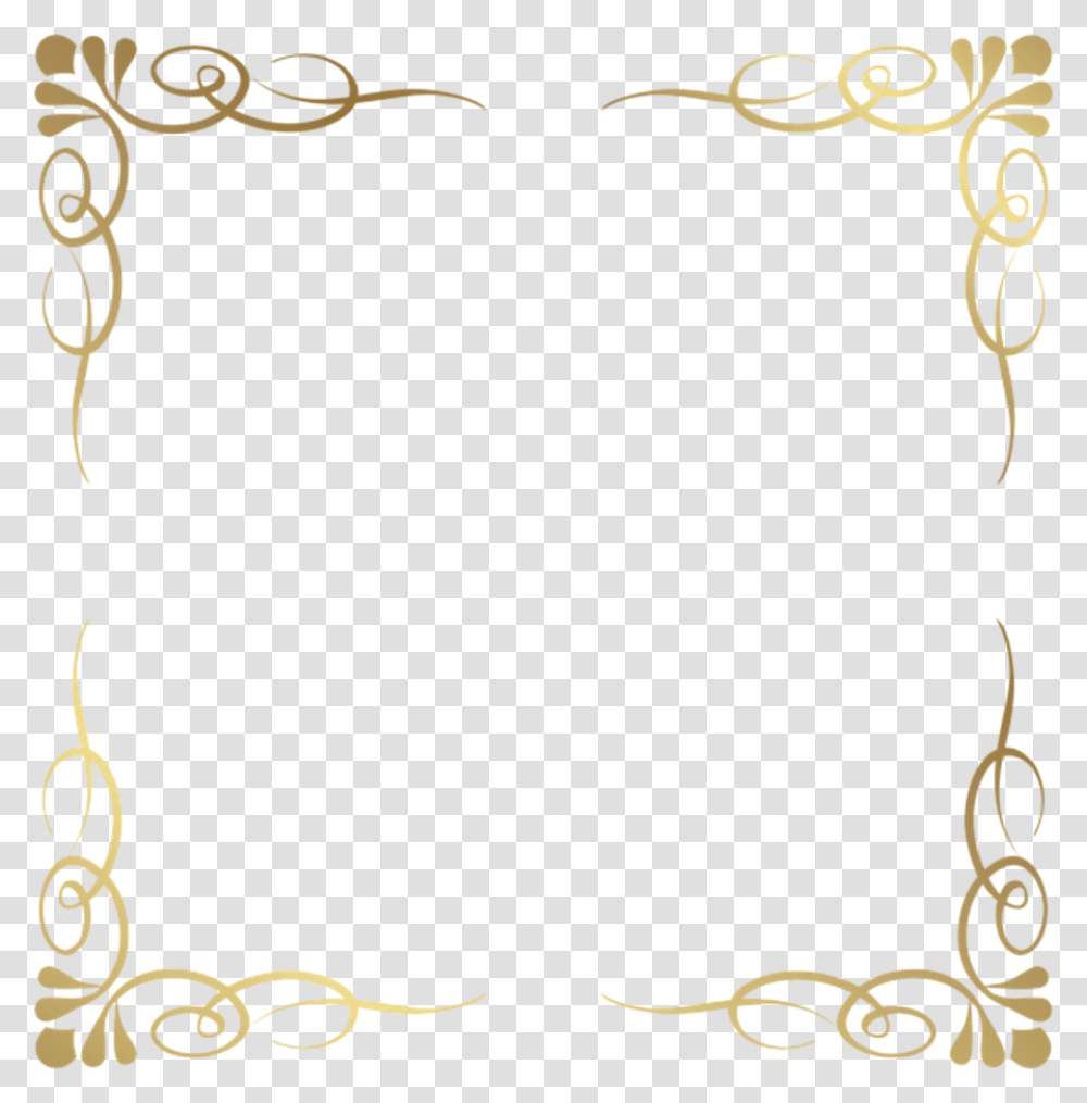 Freetoedit Frame Ornaments Rahmen Gold Frame Borders, Floral Design, Pattern Transparent Png