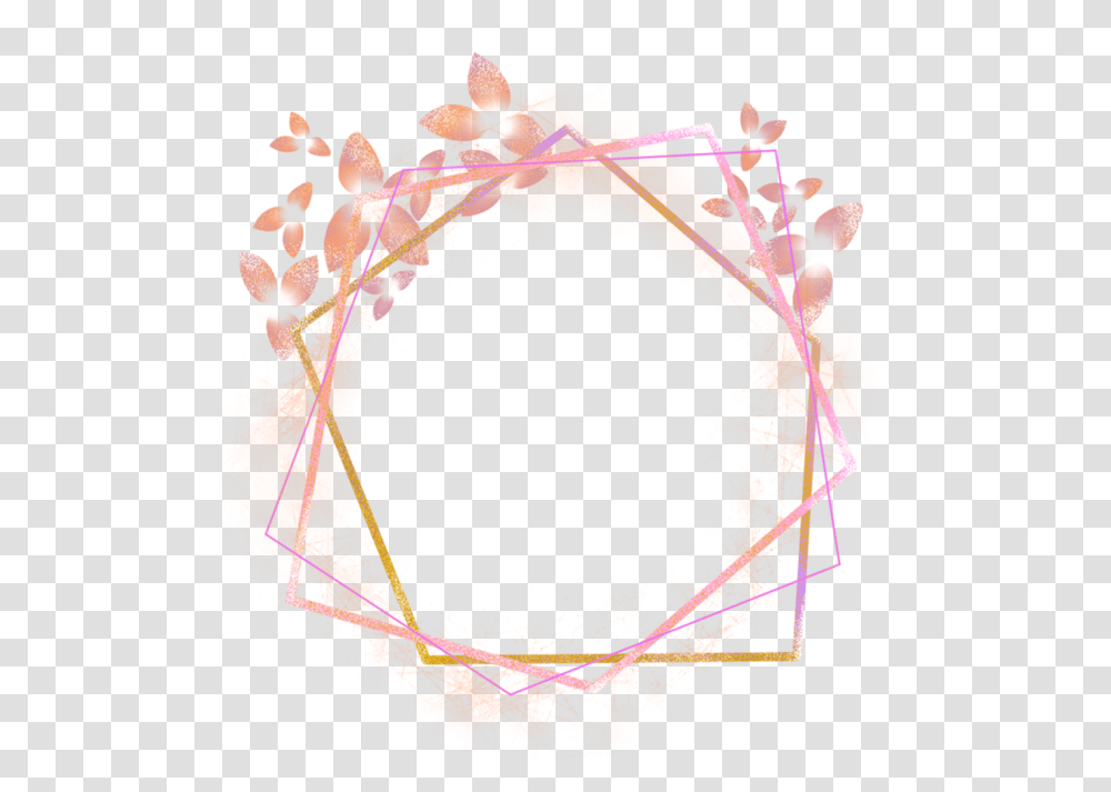 Freetoedit Frame Rose Gold, Pattern, Ornament, Fractal Transparent Png