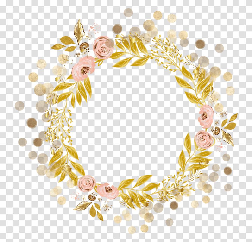 Freetoedit Freetouse Mamalebenat Stroke Gold Golden Gold Wreath Background, Floral Design, Pattern Transparent Png
