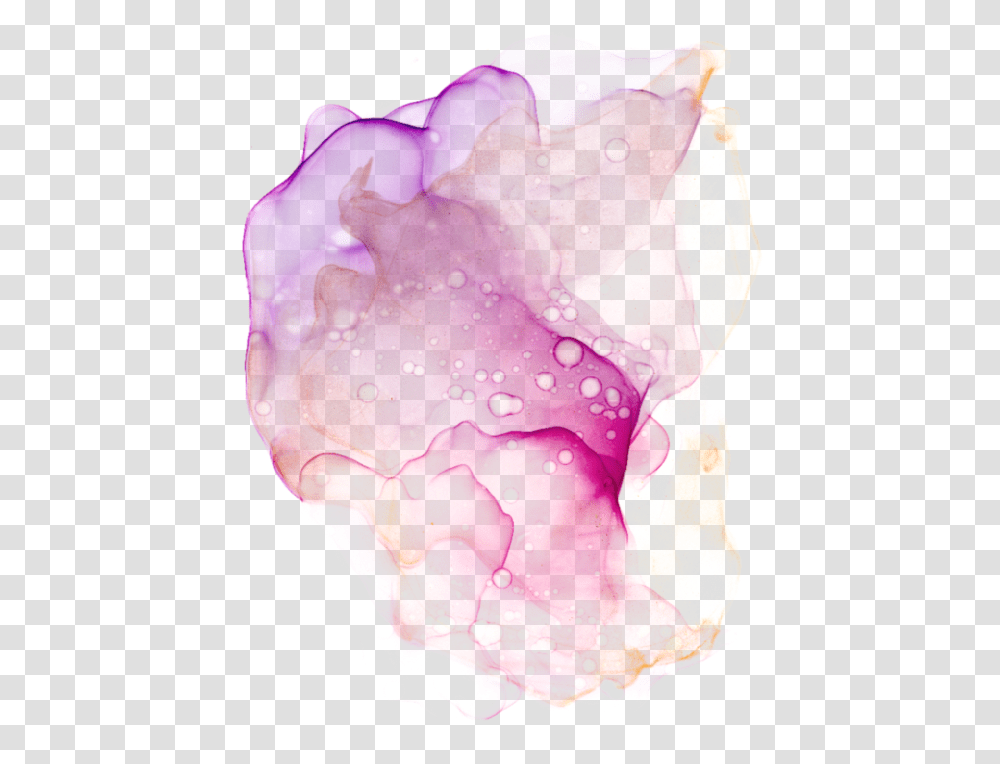 Freetoedit Ftestickers Pink Watercolor Crystal, Petal, Flower, Plant, Blossom Transparent Png